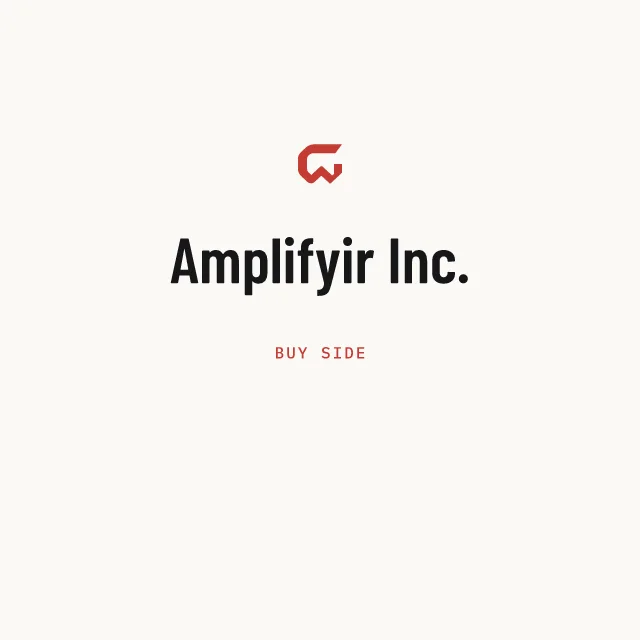 Buy side: Amplifyir Inc.