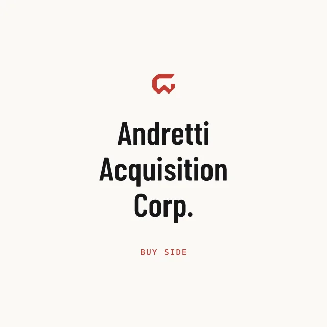 Buy side: Andretti Acquisition Corp.
