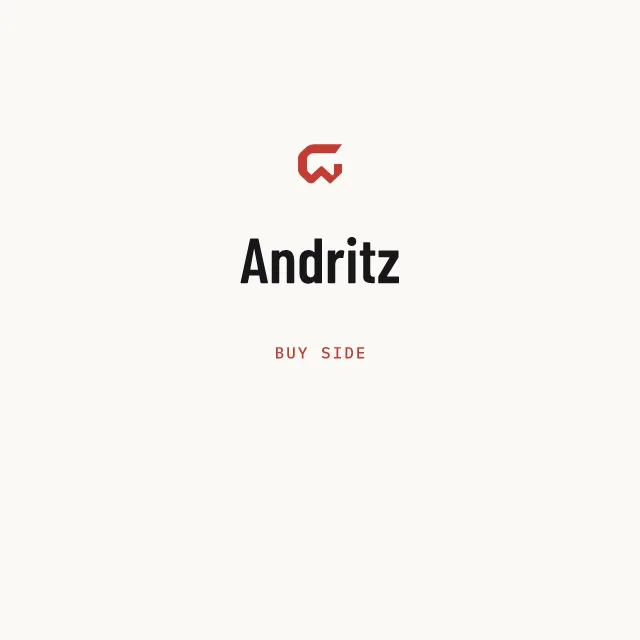 Buy side: Andritz