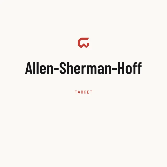Target: Allen-Sherman-Hoff