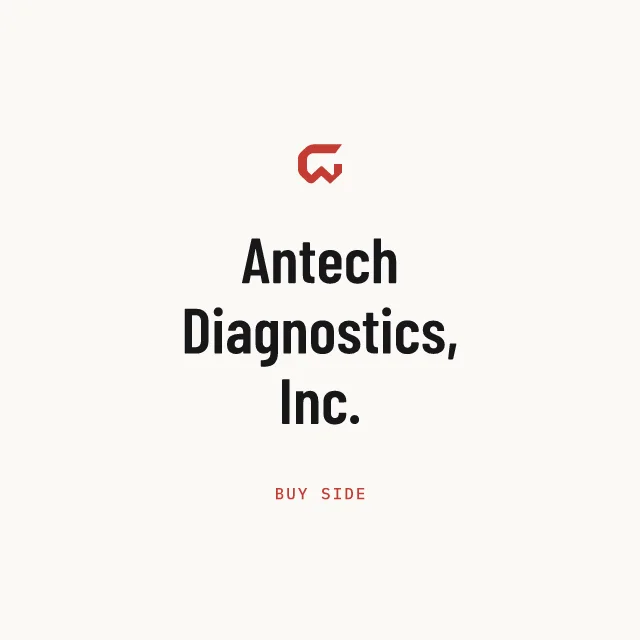 Buy side: Antech Diagnostics, Inc.