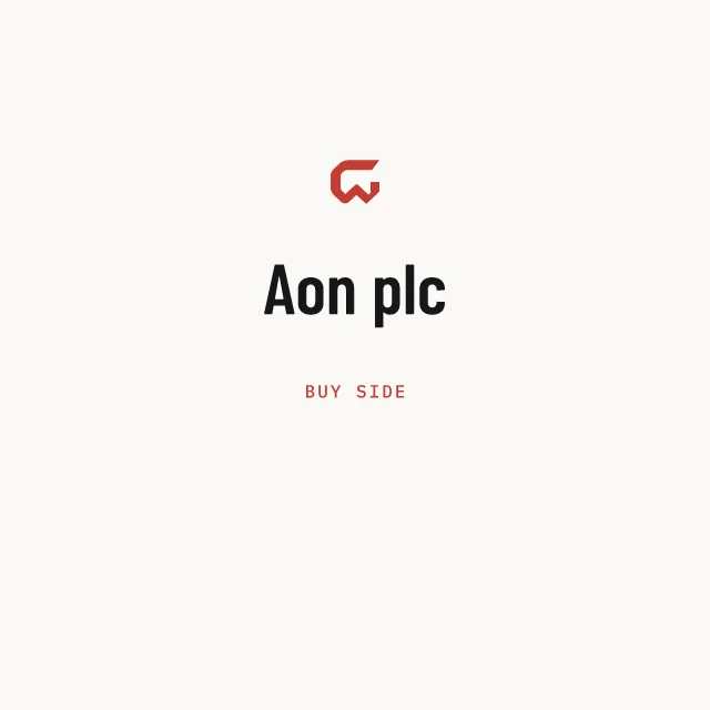 Buy side: Aon plc