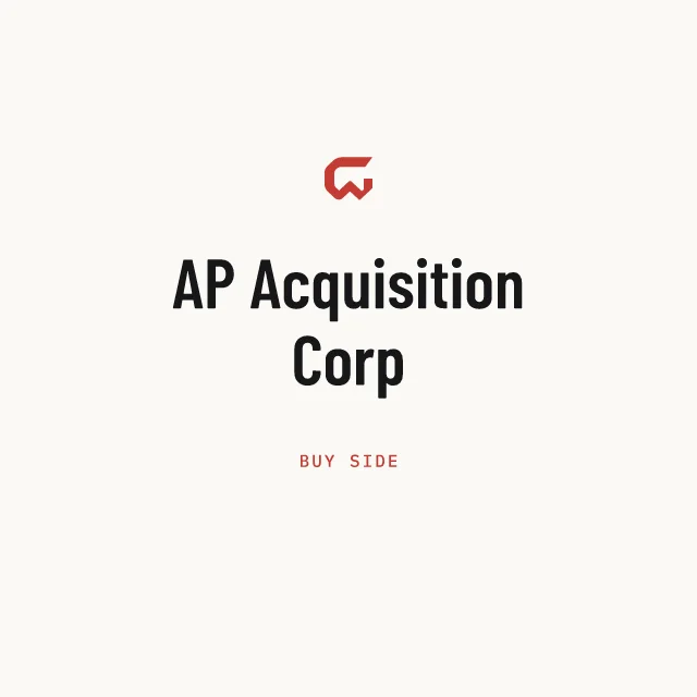 Buy side: AP Acquisition Corp
