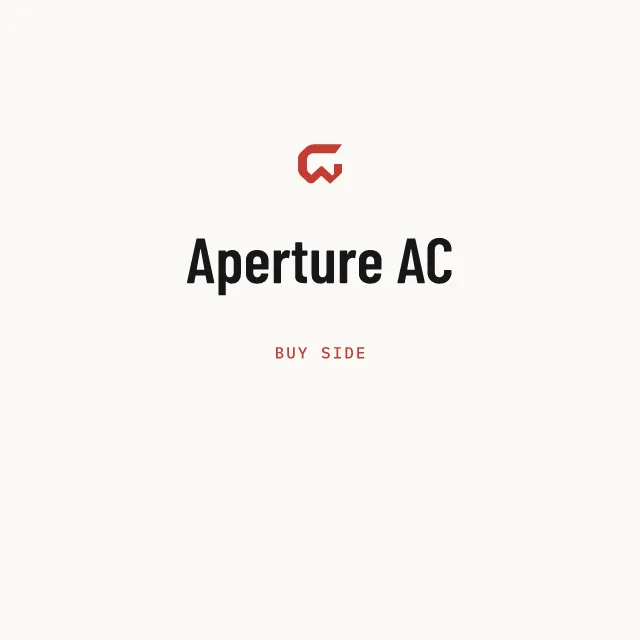 Buy side: Aperture AC
