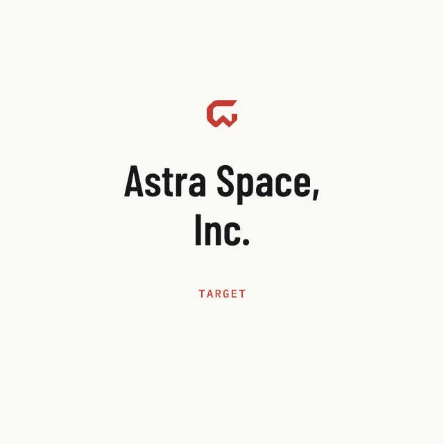 Target: Astra Space, Inc.