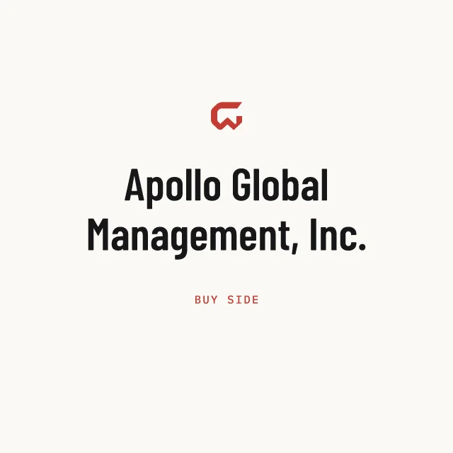 Buy side: Apollo Global Management, Inc.