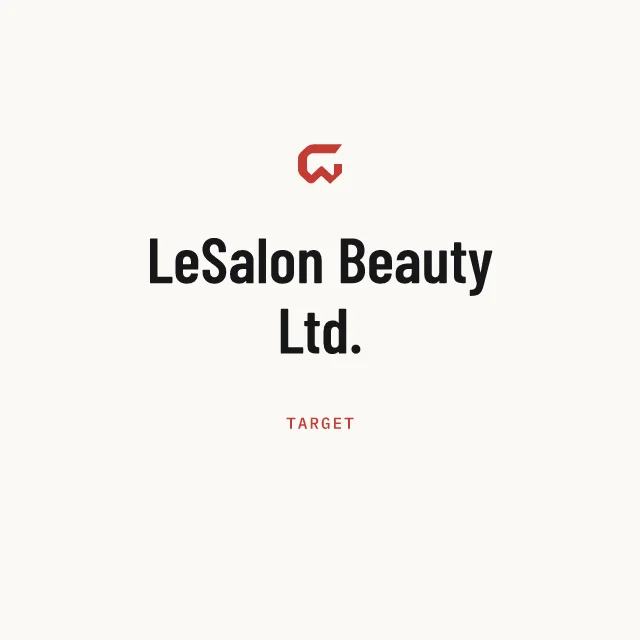 Target: LeSalon Beauty Ltd.