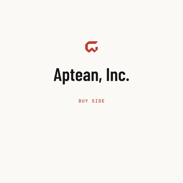 Buy side: Aptean, Inc.