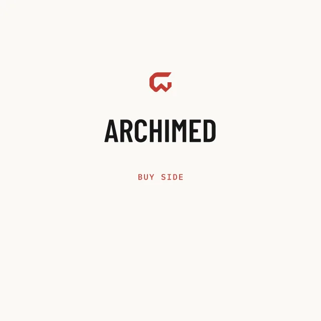 Buy side: ARCHIMED