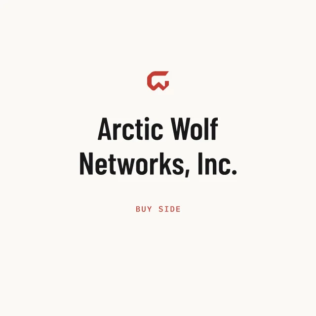 Buy side: Arctic Wolf Networks, Inc.