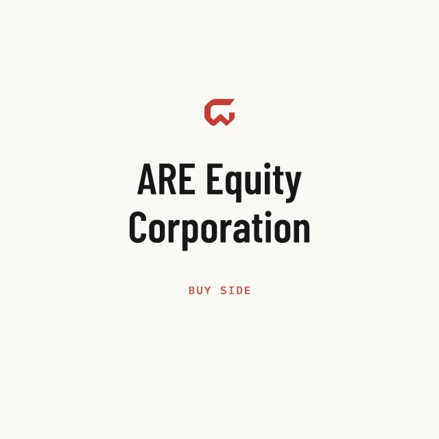 Buy side: ARE Equity Corporation