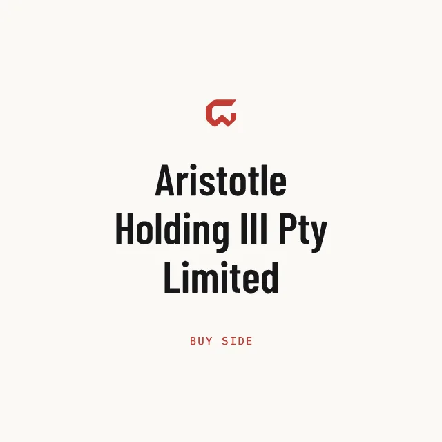 Buy side: Aristotle Holding III Pty Limited