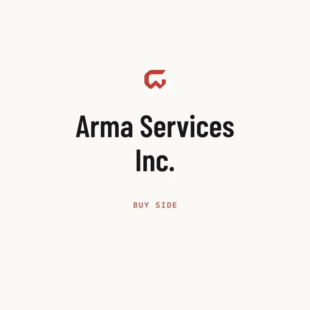 Buy side: Arma Services Inc.