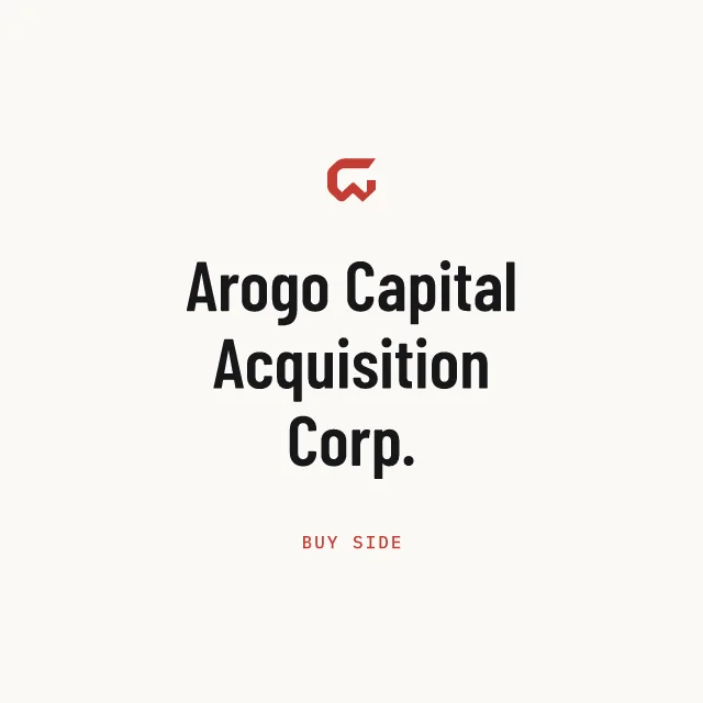 Buy side: Arogo Capital Acquisition Corp.