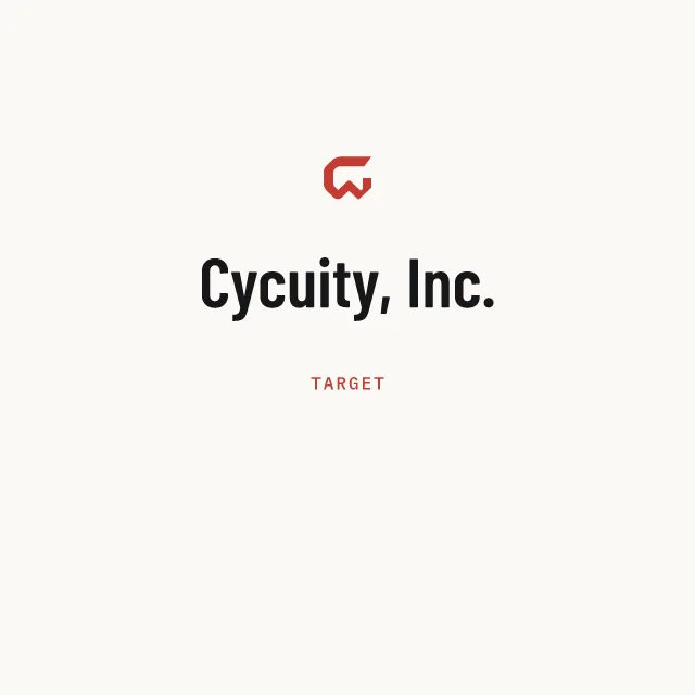 Target: Cycuity, Inc.