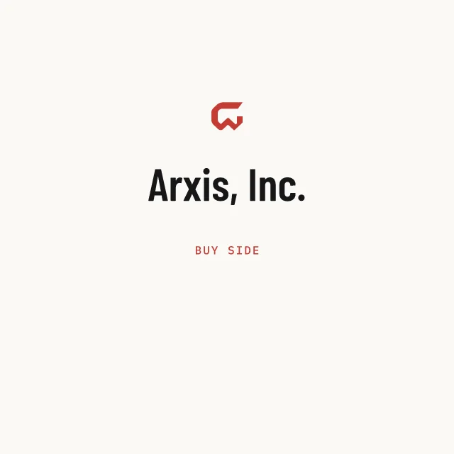 Buy side: Arxis, Inc.