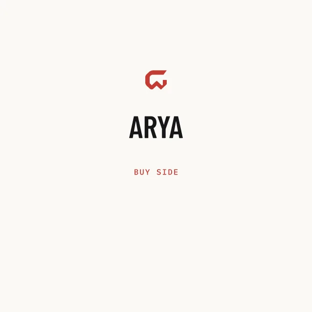 Buy side: ARYA
