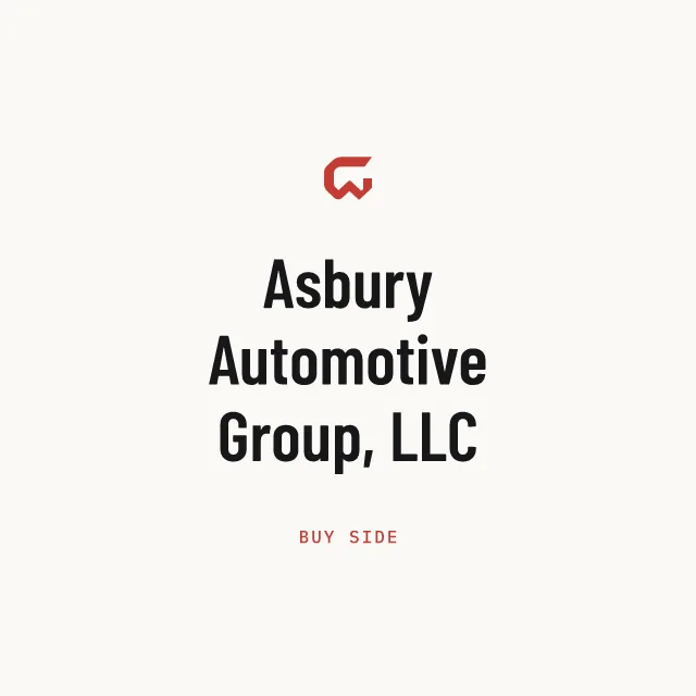 Buy side: Asbury Automotive Group, LLC
