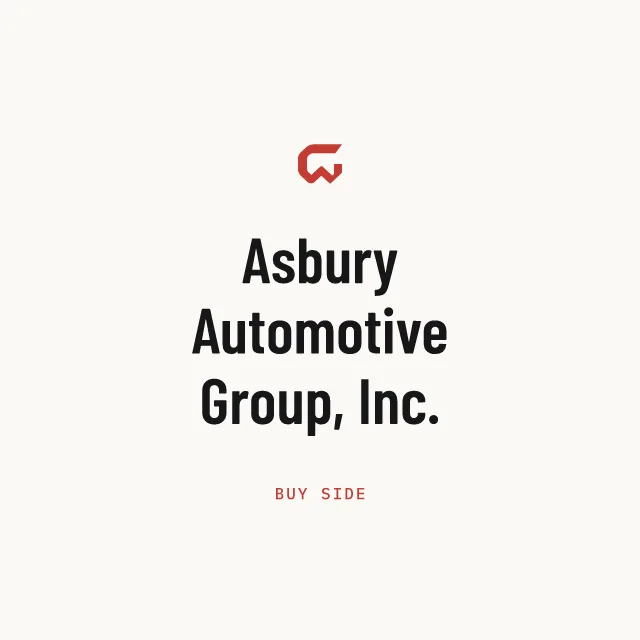 Buy side: Asbury Automotive Group, Inc.
