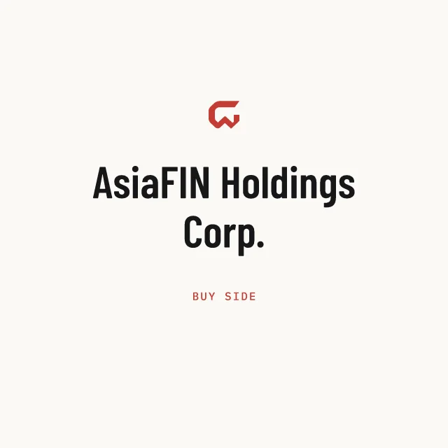 Buy side: AsiaFIN Holdings Corp.