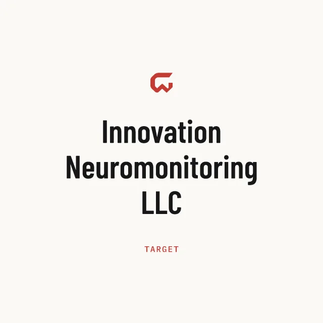 Target: Innovation Neuromonitoring LLC