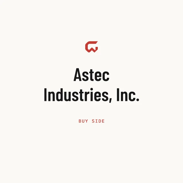 Buy side: Astec Industries, Inc.