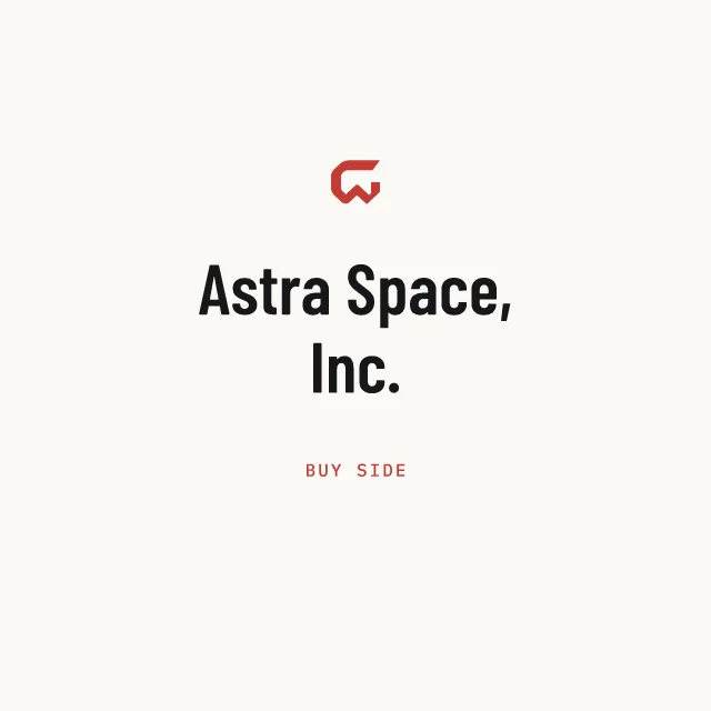 Buy side: Astra Space, Inc.
