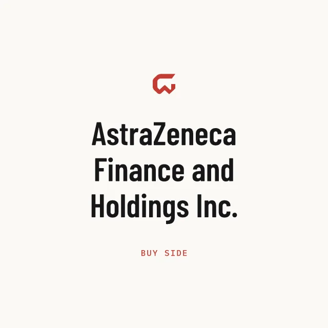 Buy side: AstraZeneca Finance and Holdings Inc.