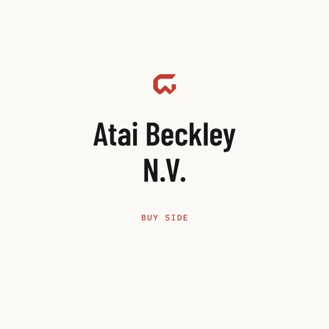 Buy side: Atai Beckley N.V.