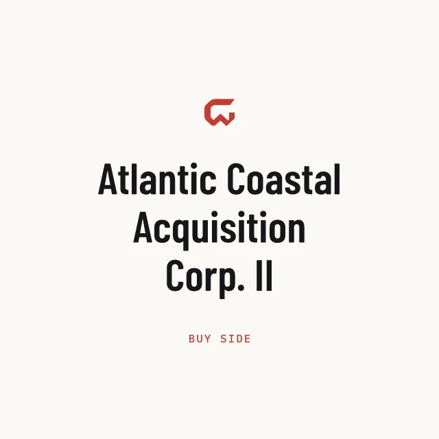Buy side: Atlantic Coastal Acquisition Corp. II