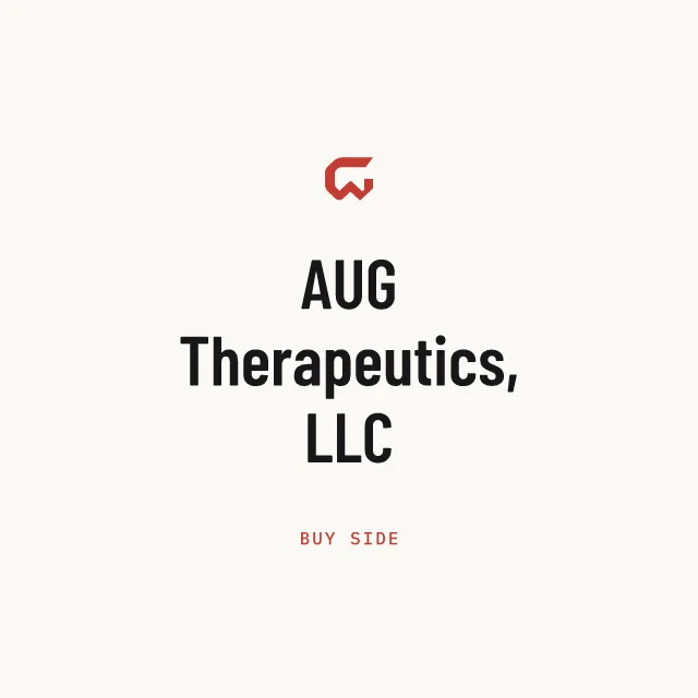 Buy side: AUG Therapeutics, LLC