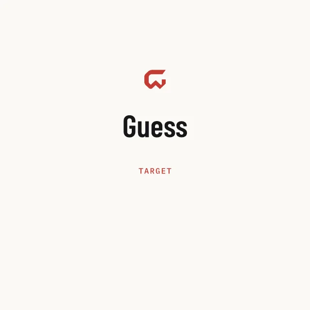 Target: Guess