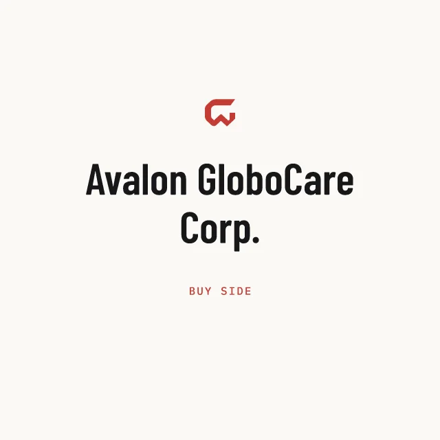 Buy side: Avalon GloboCare Corp.