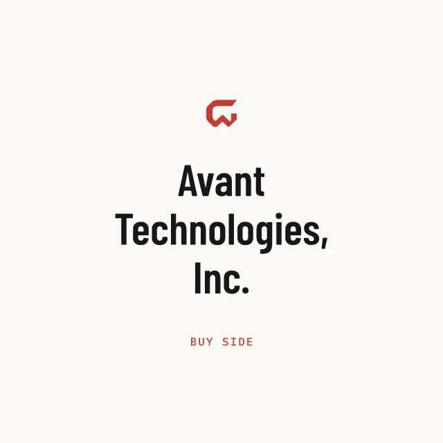 Buy side: Avant Technologies, Inc.