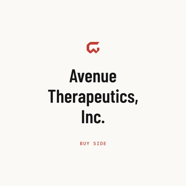 Buy side: Avenue Therapeutics, Inc.