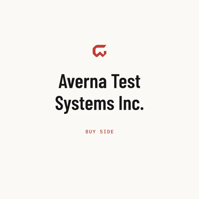 Buy side: Averna Test Systems Inc.