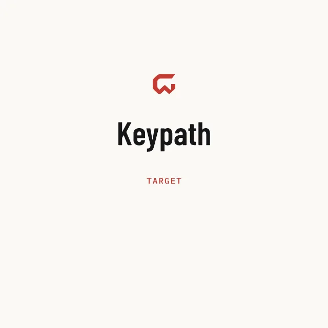Target: Keypath