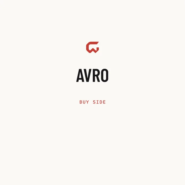 Buy side: AVRO