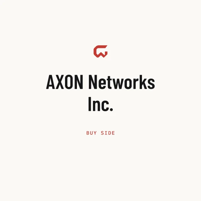 Buy side: AXON Networks Inc.
