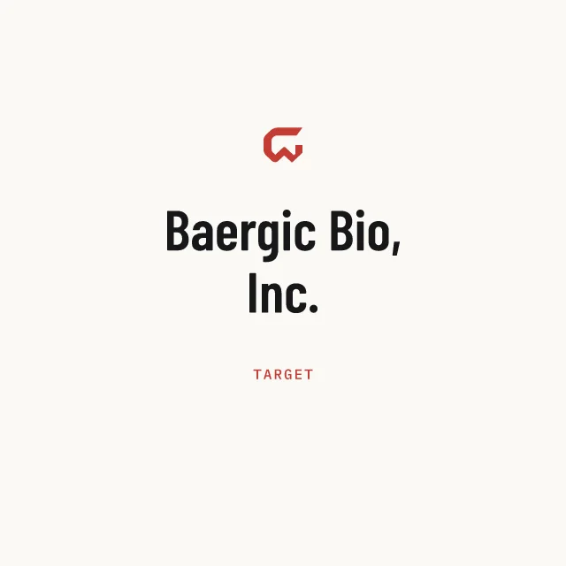 Target: Baergic Bio, Inc.