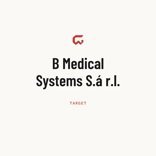 Target: B Medical Systems S.á r.l.