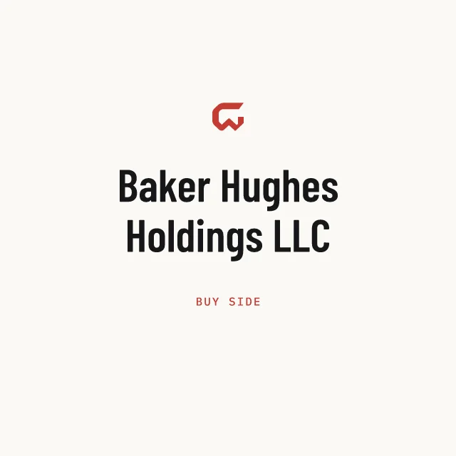 Buy side: Baker Hughes Holdings LLC