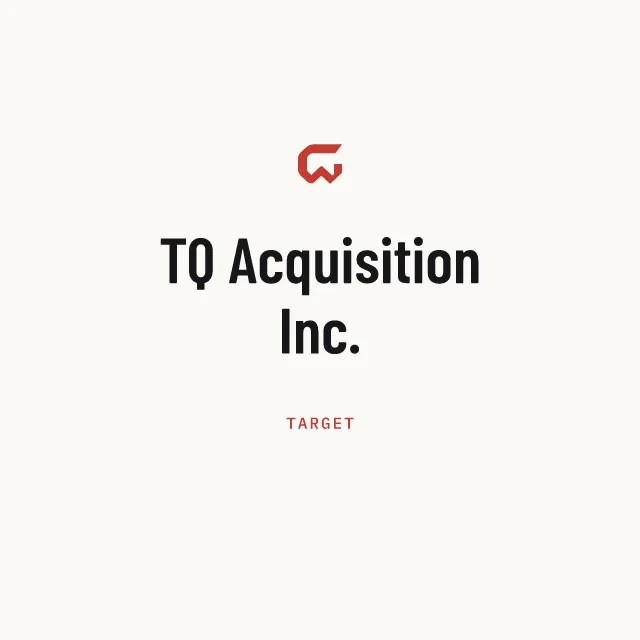 Target: TQ Acquisition Inc.