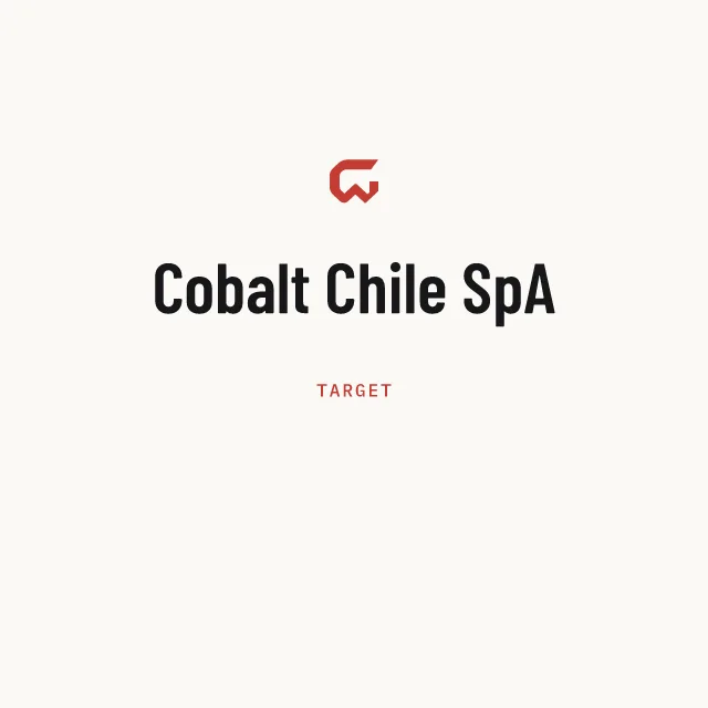 Target: Cobalt Chile SpA