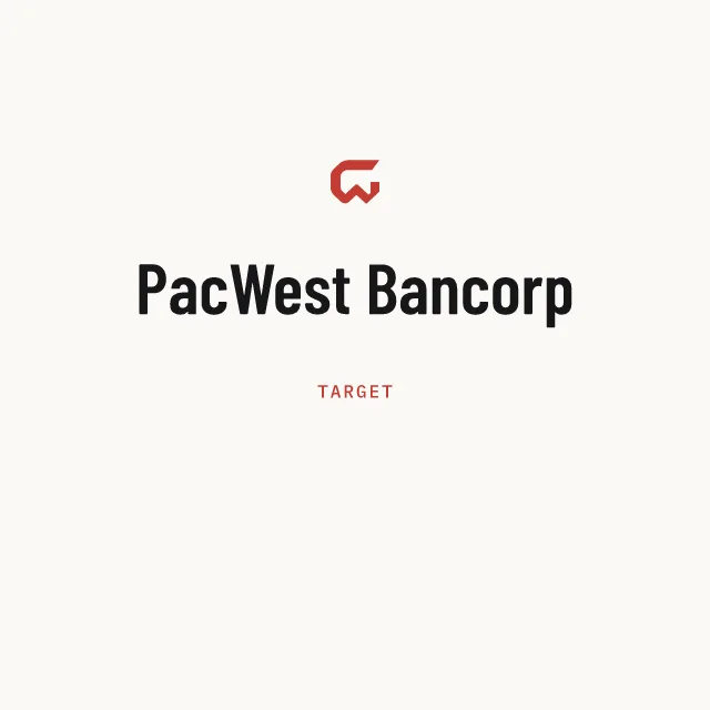 Target: PacWest Bancorp