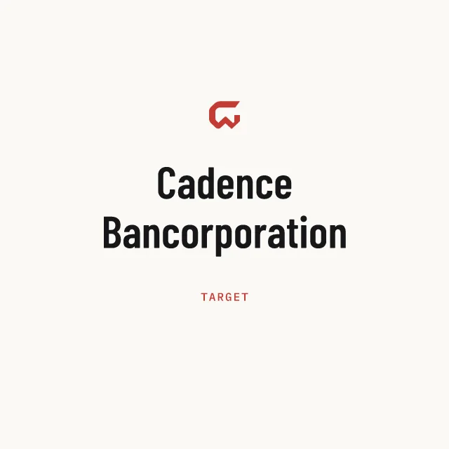 Target: Cadence Bancorporation