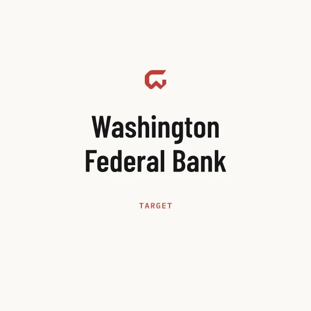 Target: Washington Federal Bank