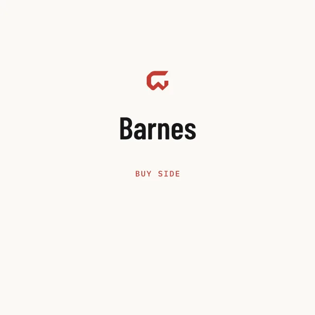 Buy side: Barnes