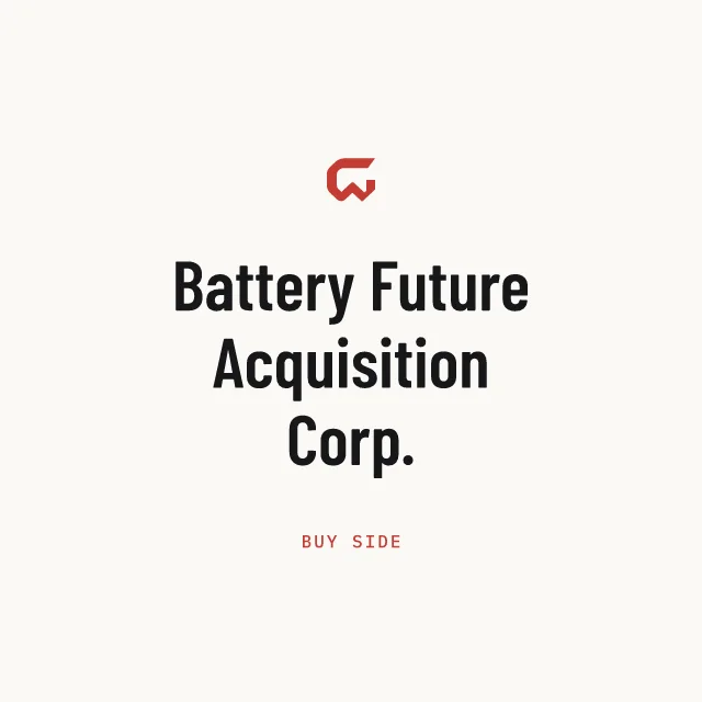 Buy side: Battery Future Acquisition Corp.