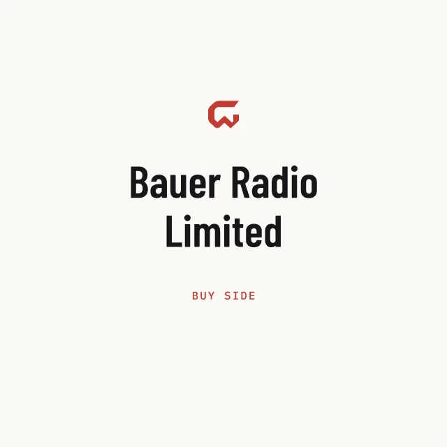 Buy side: Bauer Radio Limited